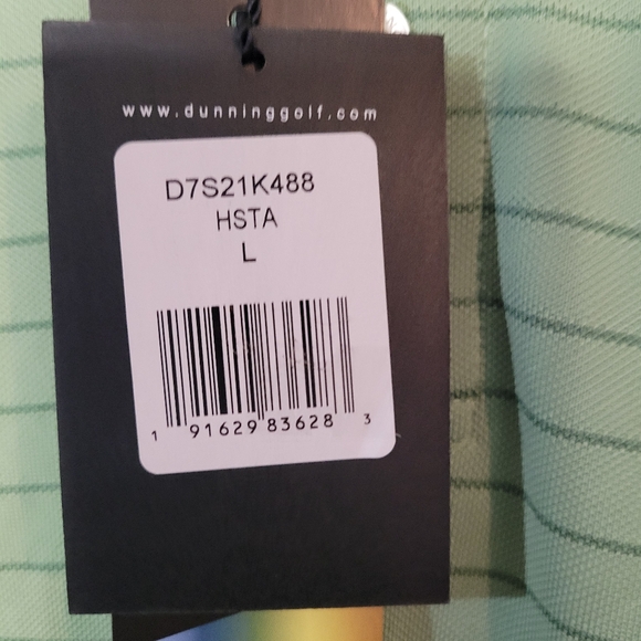 Nike men dunning golf short sleeved green striped polo size large - Picture 8 of 10